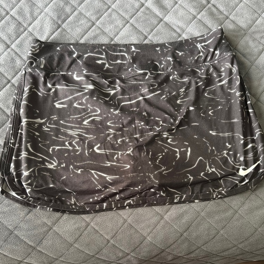 Nike Charcoal and White Sports Skort